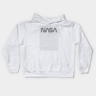 Scratched NASA logo Kids Hoodie